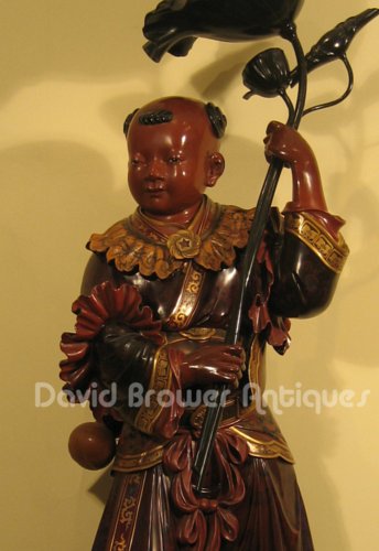Larger than life Japanese figure of a Karako