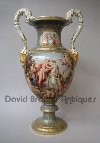 A Meissen Vase both rare & beautifully decorated