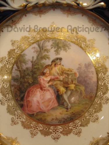 A very fine SET OF 6 Meissen plates