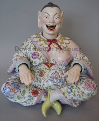 A large Meissen nodding pagoda figure