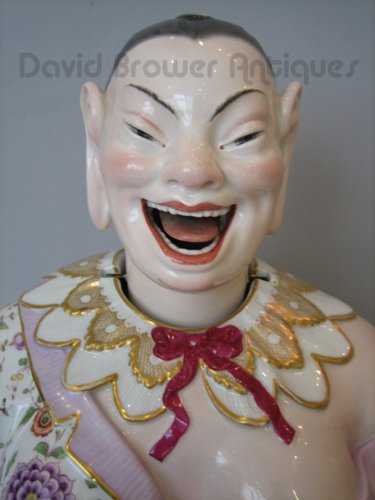 A large Meissen nodding pagoda figure