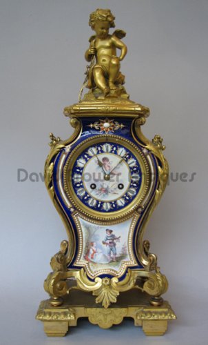 Fine quality Sevres clock