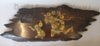 Japanese wooden pannel with fine lacquer decoration of  Oni