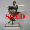 A French bronze and Ivory figure of a Spanish dancer